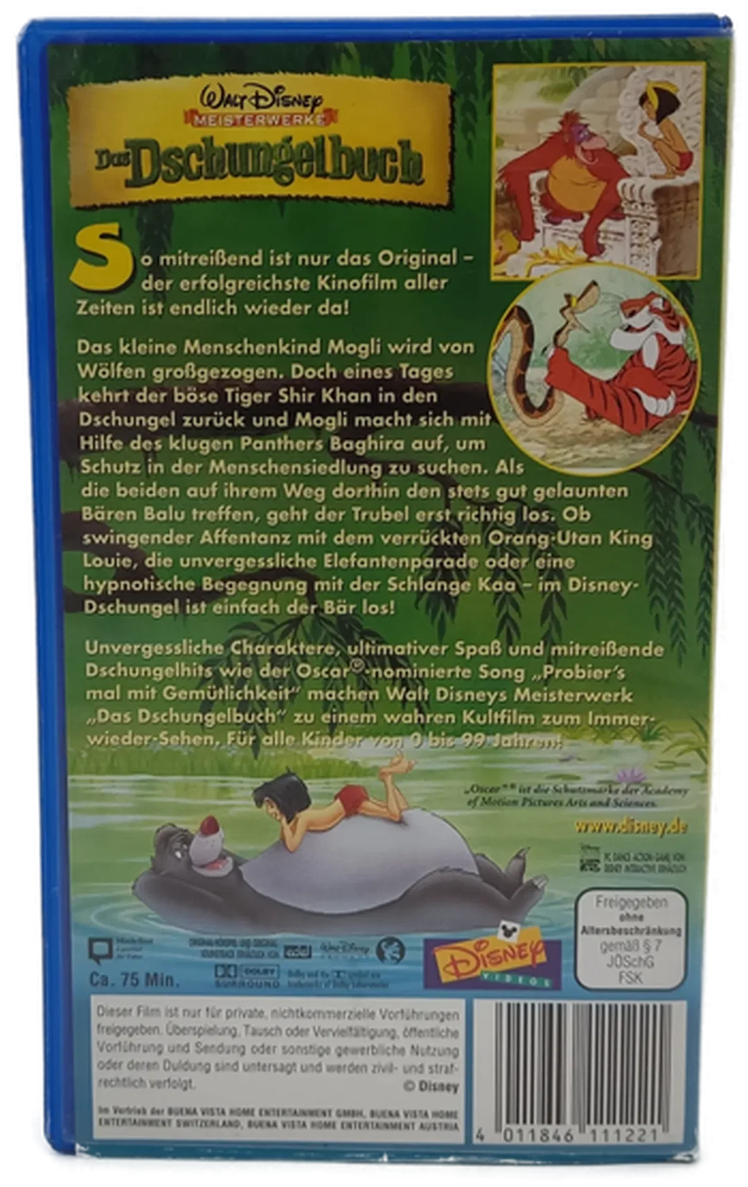 VHS "Walt Disney - Das Dschungelbuch" – Bild 2
