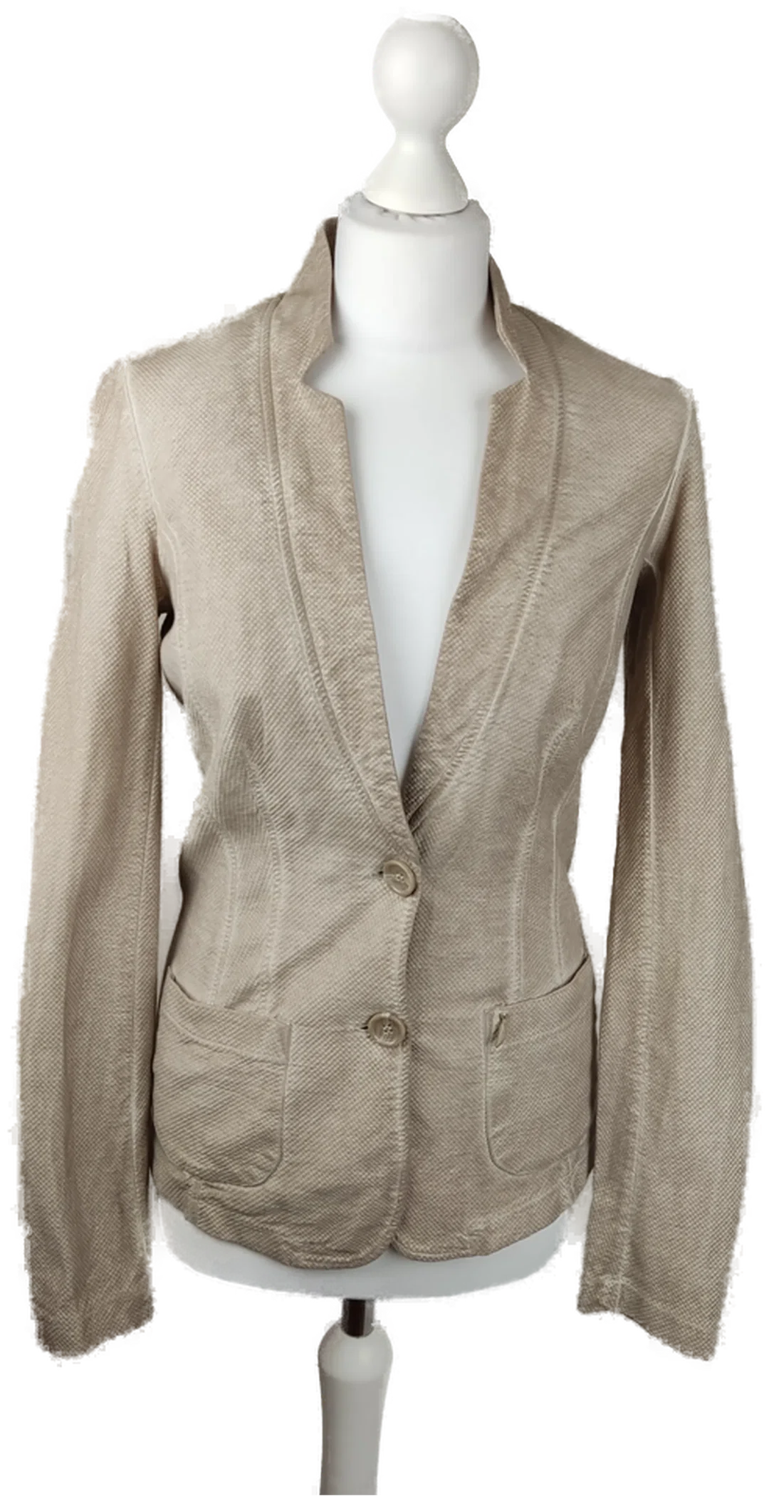 Damen Sommerblazer Comma Beige Gr.36 | Sommer-Leichtgewicht - Bild 1