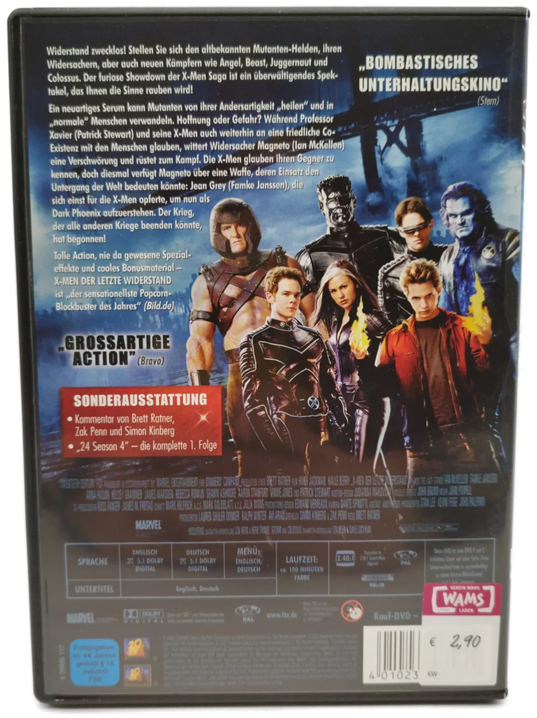 X-Men, Der letzte Widerstand - DVD / FSK16 – Bild 2