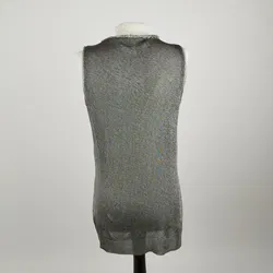 Luisa Cerano Ärmelloses Oberteil - 40, 73% Vsikose, 27% Metallisch - Bild 3