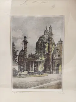 Deko-Bild, Sonstige, Karlskirche Wien | Galerie-Fundstück - Bild 3