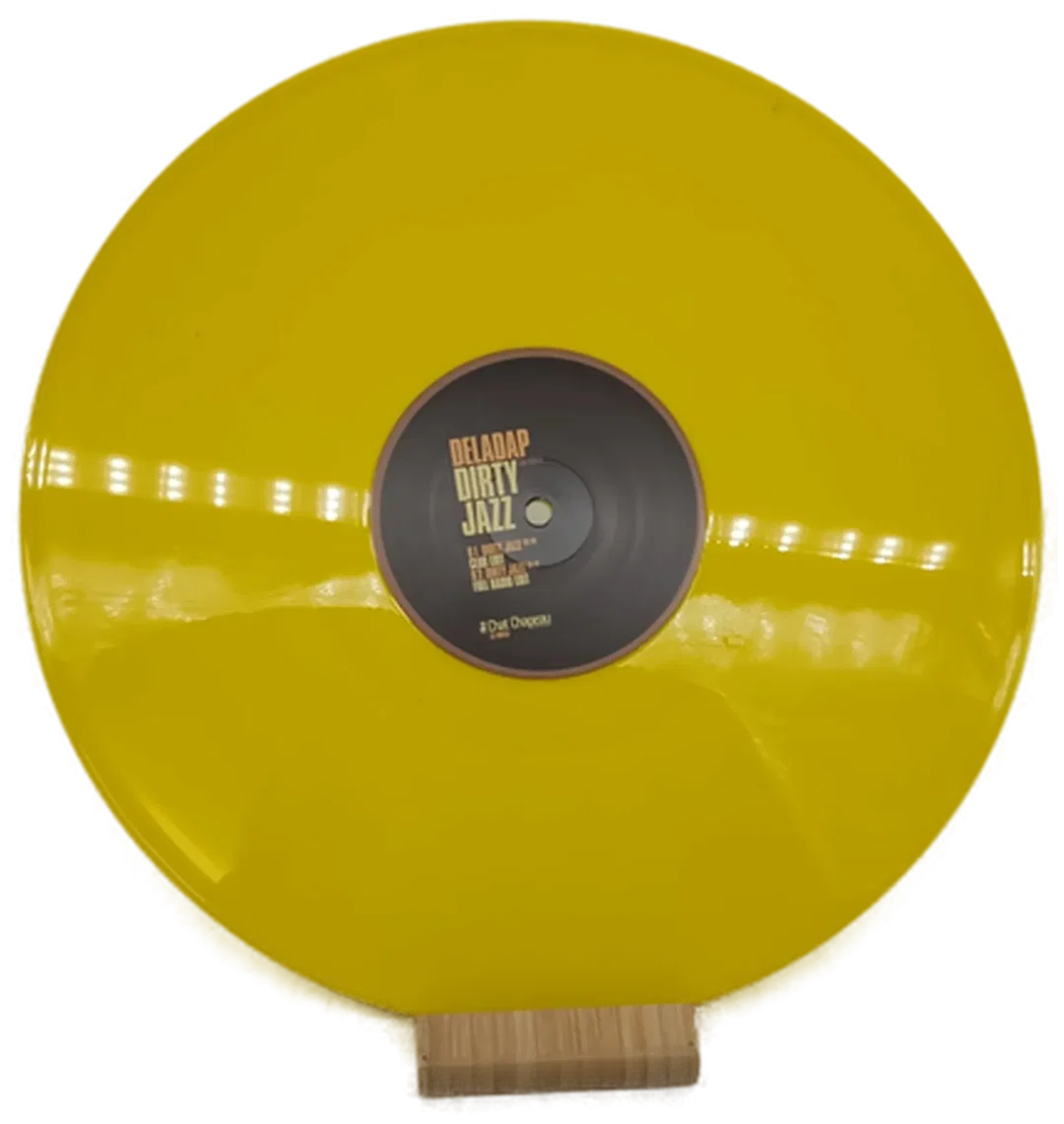 Deladap Dirty Jazz Rejazzed Gelbes Vinyl LP HANDSIGNIERT – Bild 3