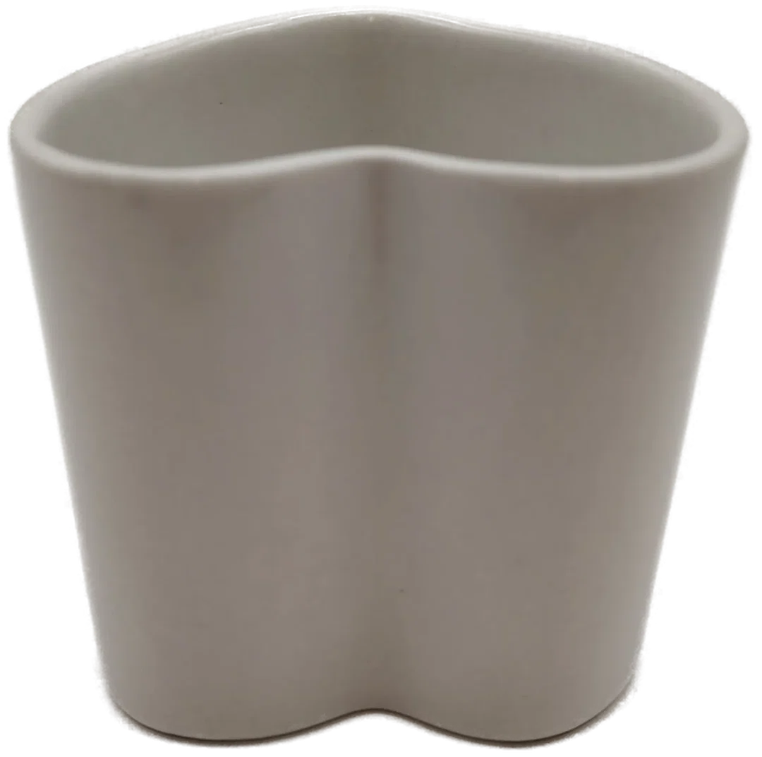 Herzförmiger Keramik Becher - 9cm hoch – Bild 3