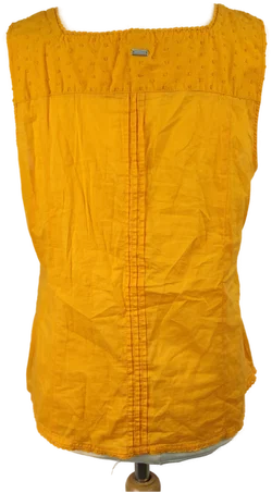 Damen Top s.Oliver Baumwolle Unifarben Gr.42 | Sommerleicht – Vorschau 3