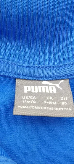 Puma Kinder Jacke blau/weiß Gr. 80 - Bild 2