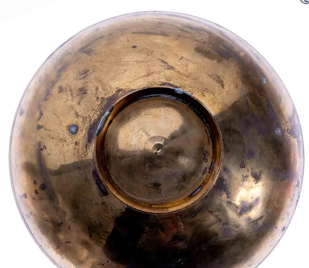 Deko Teller aus Metall mit Pfauenmotiv, ⌀ 14 cm – Bild 3