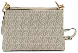 Michael Kors Damen Trisha Umhängetasche mit Logo creme - Bild 2