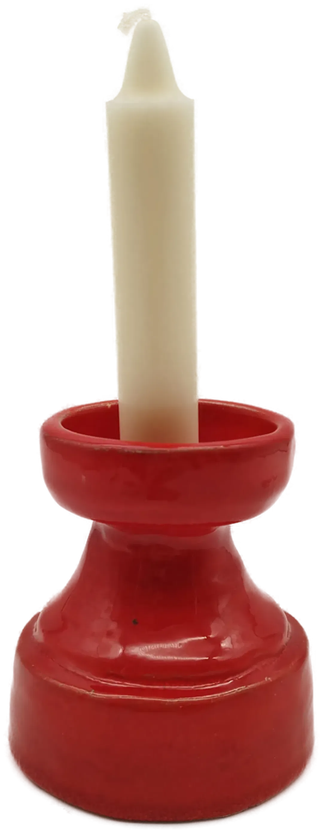 Roter Thun Kerzenständer - 10,5 cm - Bild 4