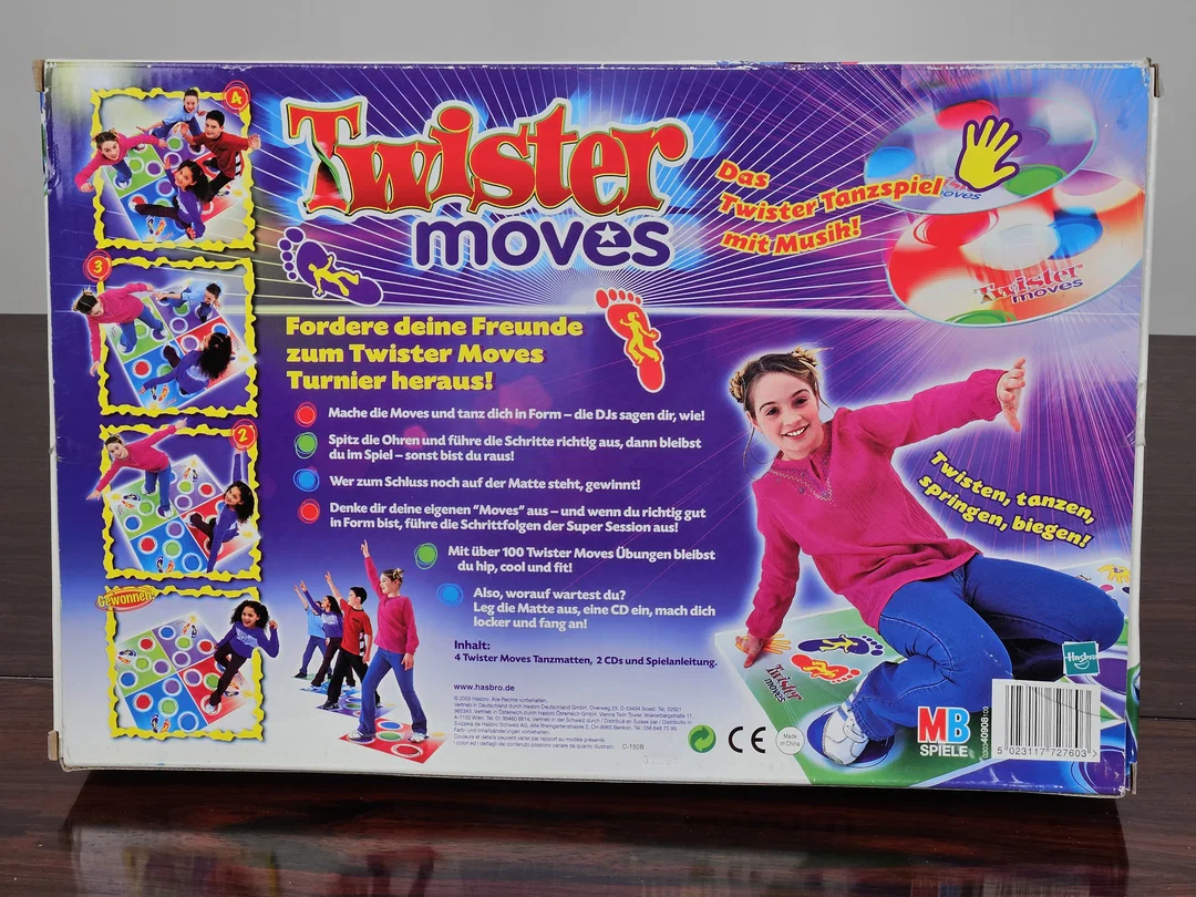 Twister moves - Gesellschaftsspiel - MB Spiele – Bild 2