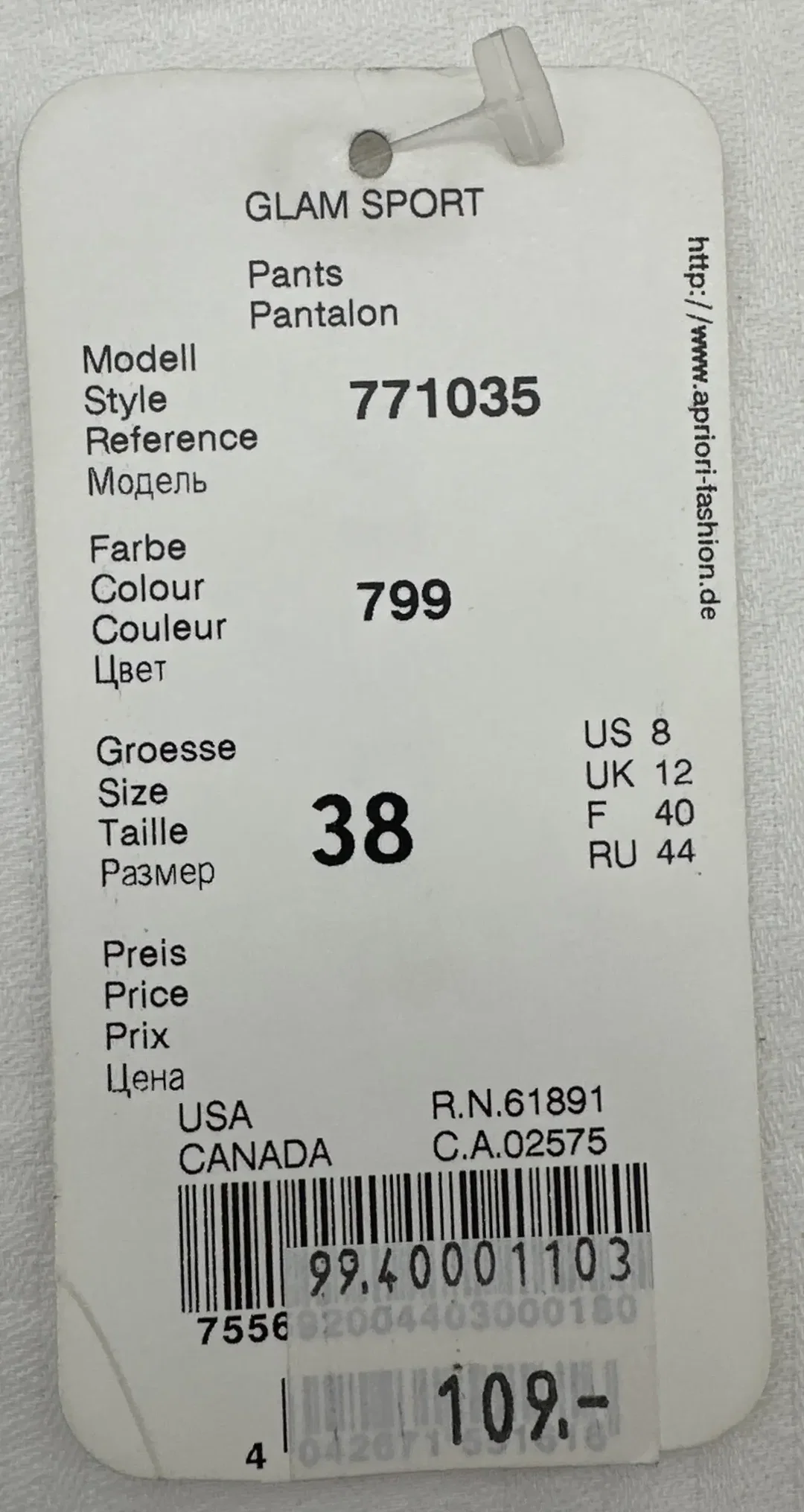 Apriori - Damenhose - Gr. 38 – Bild 4