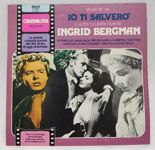Langspielplatte - Musiche Da Lo Ti Salvero E Altri Celebri Film Di Ingrid Bergman - Bild 1