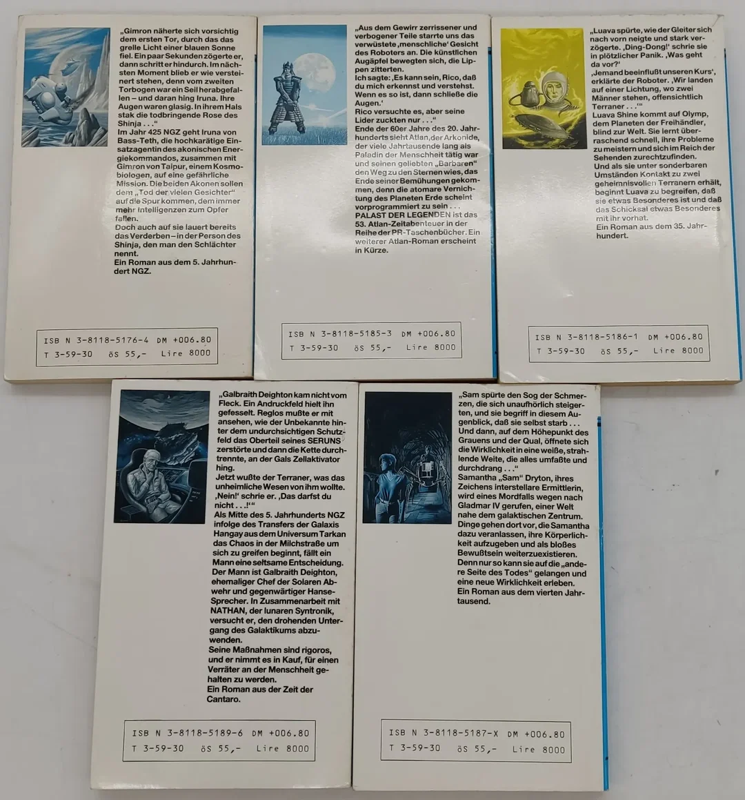 Bücher Moewig Perry Rhodan Planeten Romane Konvolut 5 Bände 328, 337, 338, 339, 341 – Bild 3