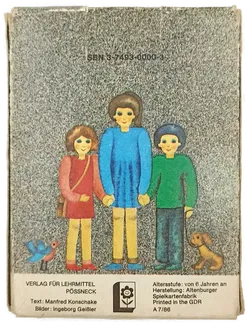 Verlag für Lehrmittel Pössneck: Vintage-Kartenspiel 