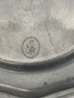 Zinnuntersetzer Columbia 1901 - 6 Stück - Bild 4