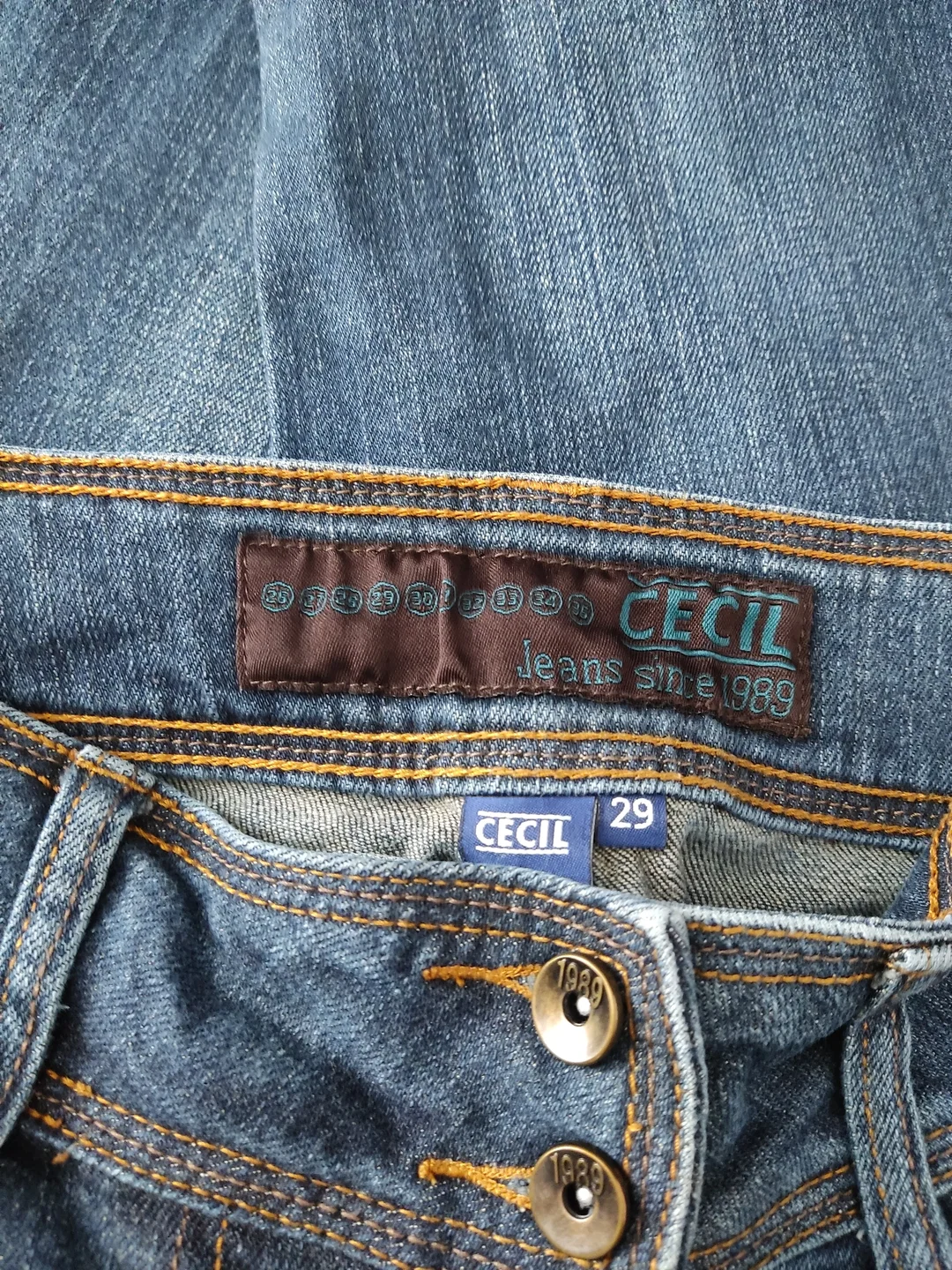 Damen Jeans CECIL Kurzgröße 29 | Wie Neu – Bild 3