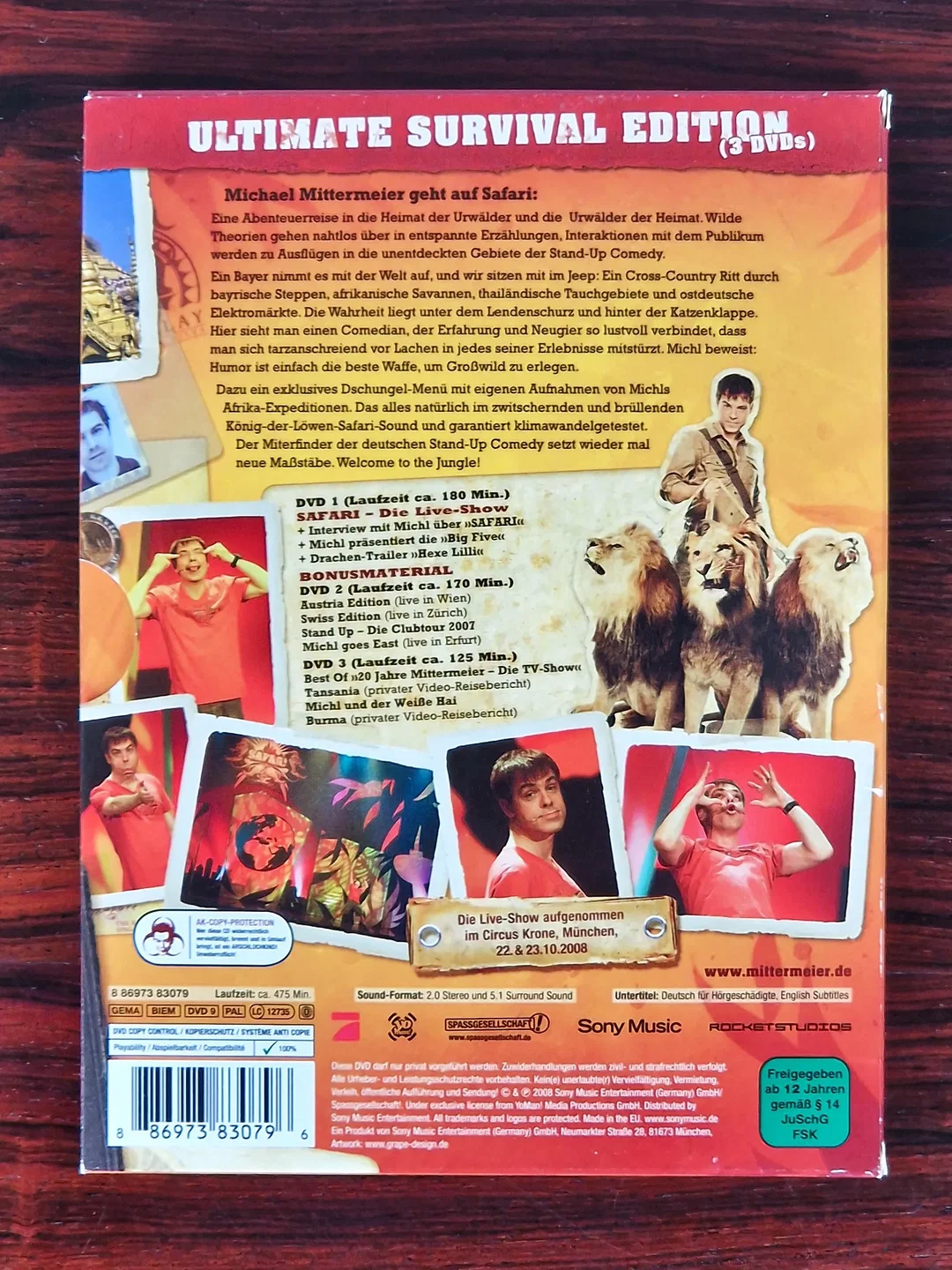 Michael Mittermeier - Safari - Show - DVD - Ultimate Survival Edition - Schuber - Digipak – Bild 2