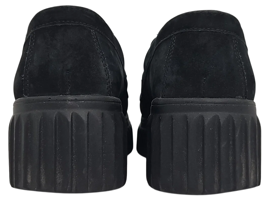 vitaform Damen Veloursleder Schuhe, schwarz - Gr. 39 – Bild 2