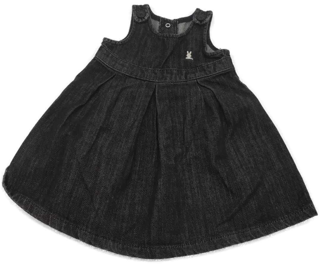 United colors of Benetton Kinder Jeanskleid schwarz Denim  Gr. 68 - Bild 1