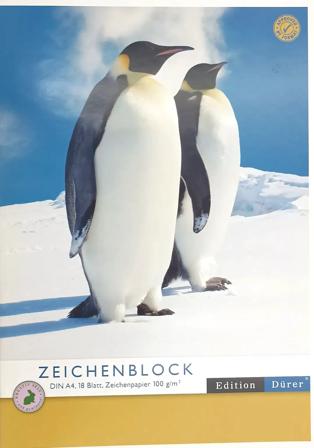 Edition Dürer Zeichenblock DIN A4, 18 Blatt, Zeichenpapier 100 g/m² - Bild 1