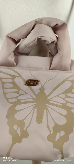 Skechers Handtasche Beige mit Schultergurt - Bild 7