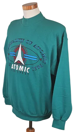 Atomic Vintage Herren Sweatshirt, grün - Gr. XL - Made in Austria  - Bild 4