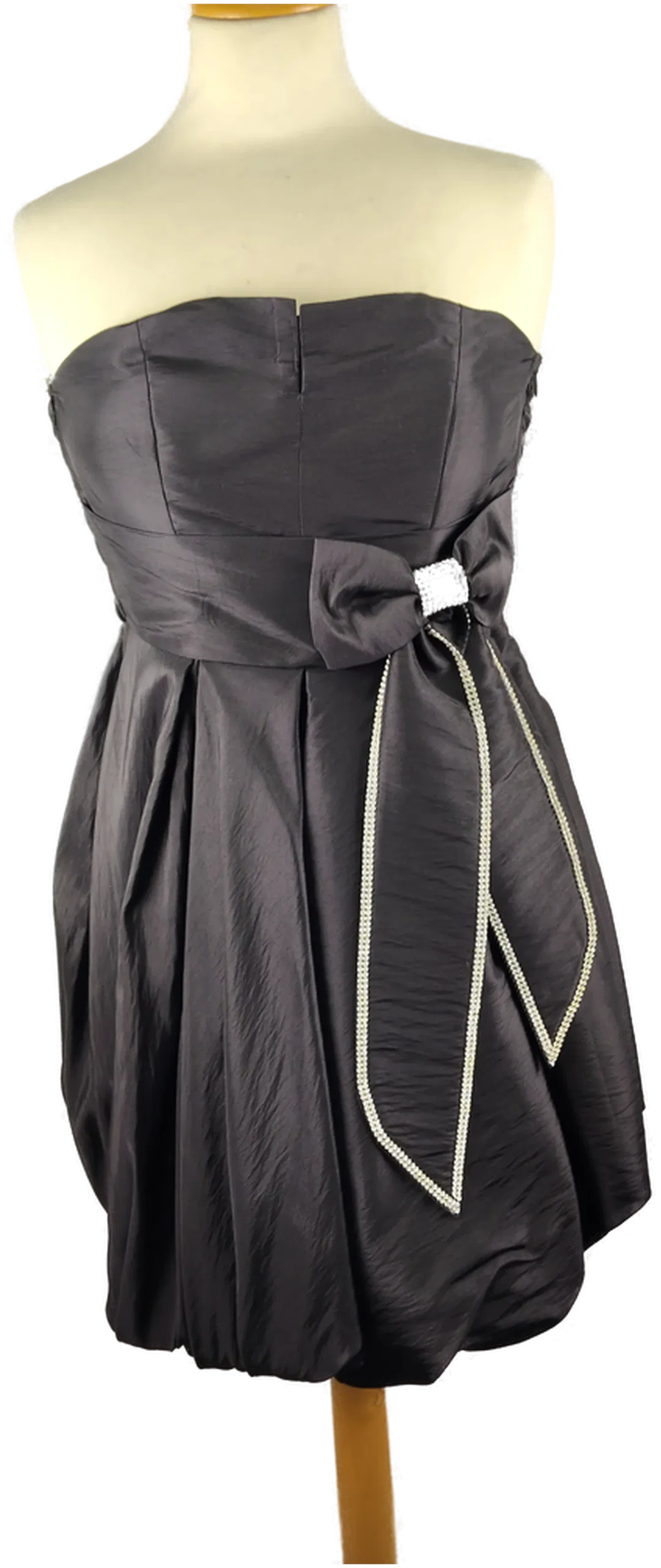 Minikleid Sonstige Polyester Unifarben | Partybereit - Bild 4