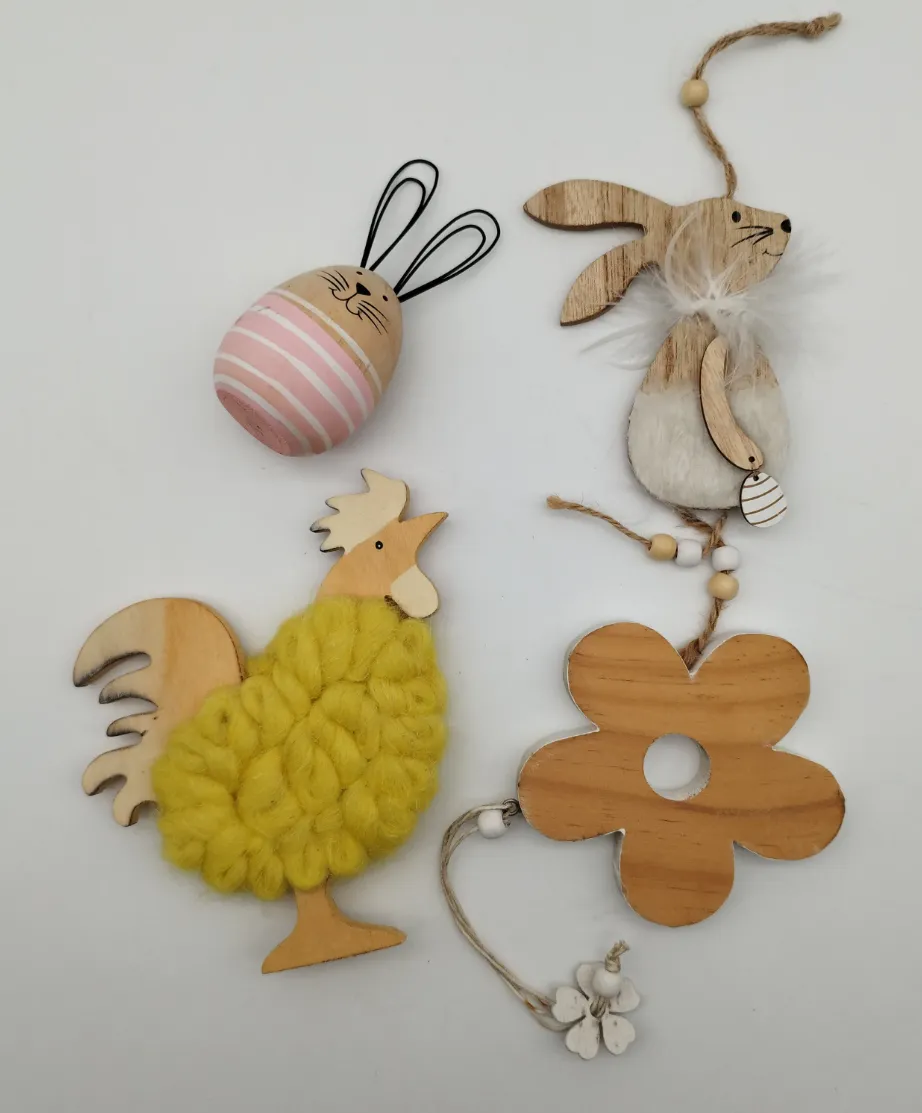 4er SET Holzdekoration - Ostern - Bild 4