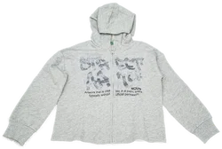 United Colors of Benetton Kinderpullover grau Gr. S – Vorschau 1