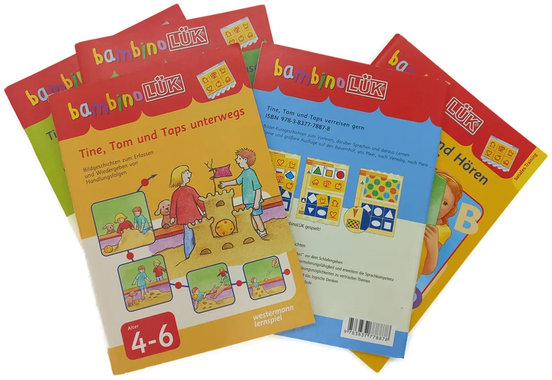 bambinoLÜK - Kontrollgerät + 5 Arbeitshefte   4-6 Jahre – Bild 3