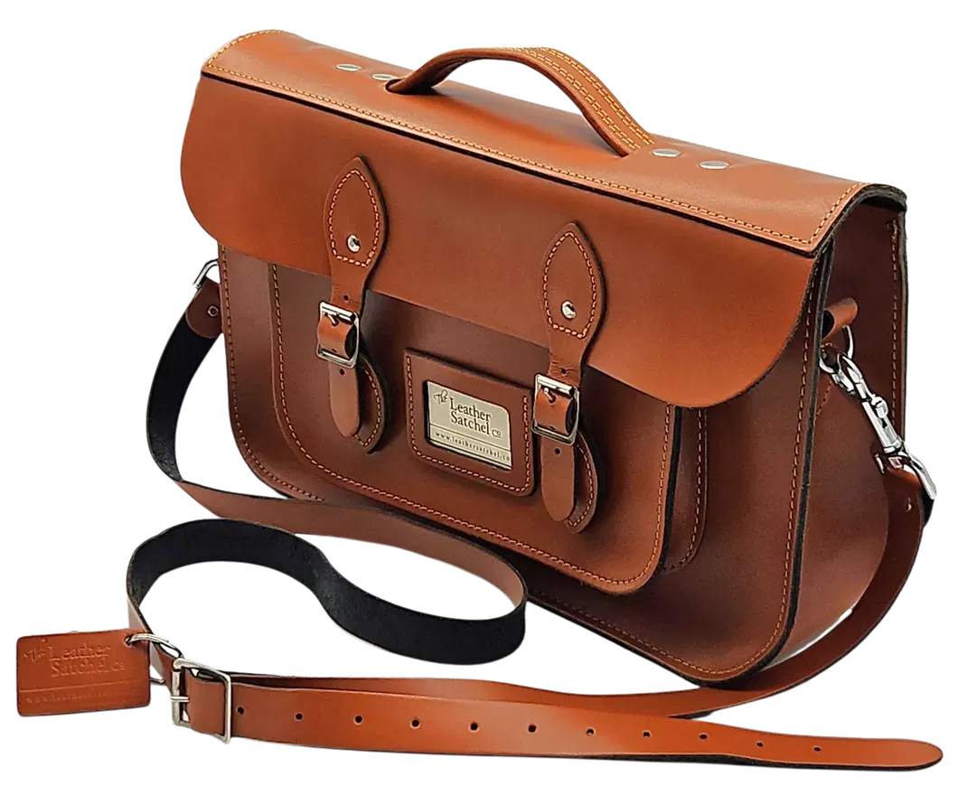 The Leather Satchel Co Aktentasche, braun - Bild 1
