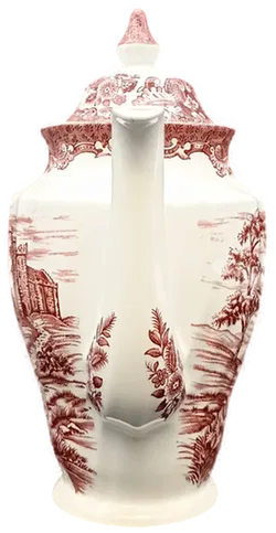  British Anchor Kaffeekanne - Olde Country Castles (rot) - Bild 3