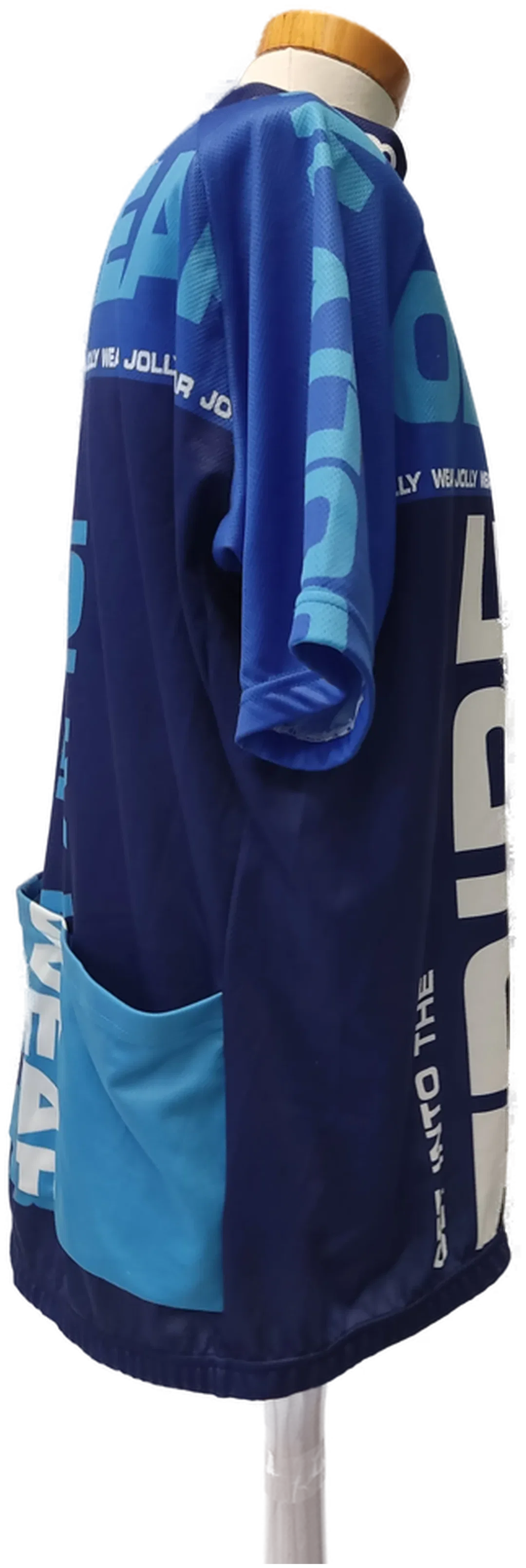 JOLLYWEAR Herren Fahrradtrikot blau -  Gr. 4XL – Bild 2