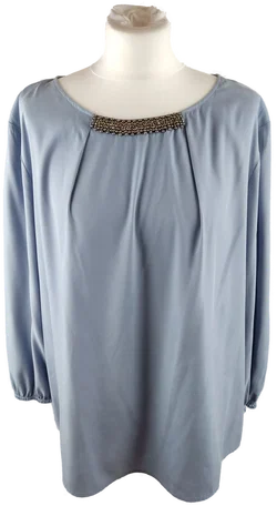 Bluse s.Oliver aus Modal Hellblau | Neu mit Etikett