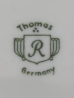 Vintage Porzellan-Deckeldose mit Schilf- und Libellen-Motiv, von Thomas Porzellan (Rosenthal), 13 x 9 x 6cm – Vorschau 6