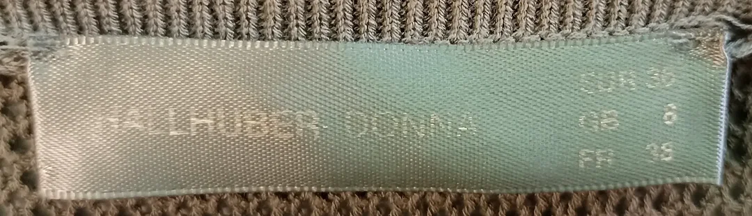 Hallhuber Donna Damen Strickjacke grau Gr. S – Bild 3
