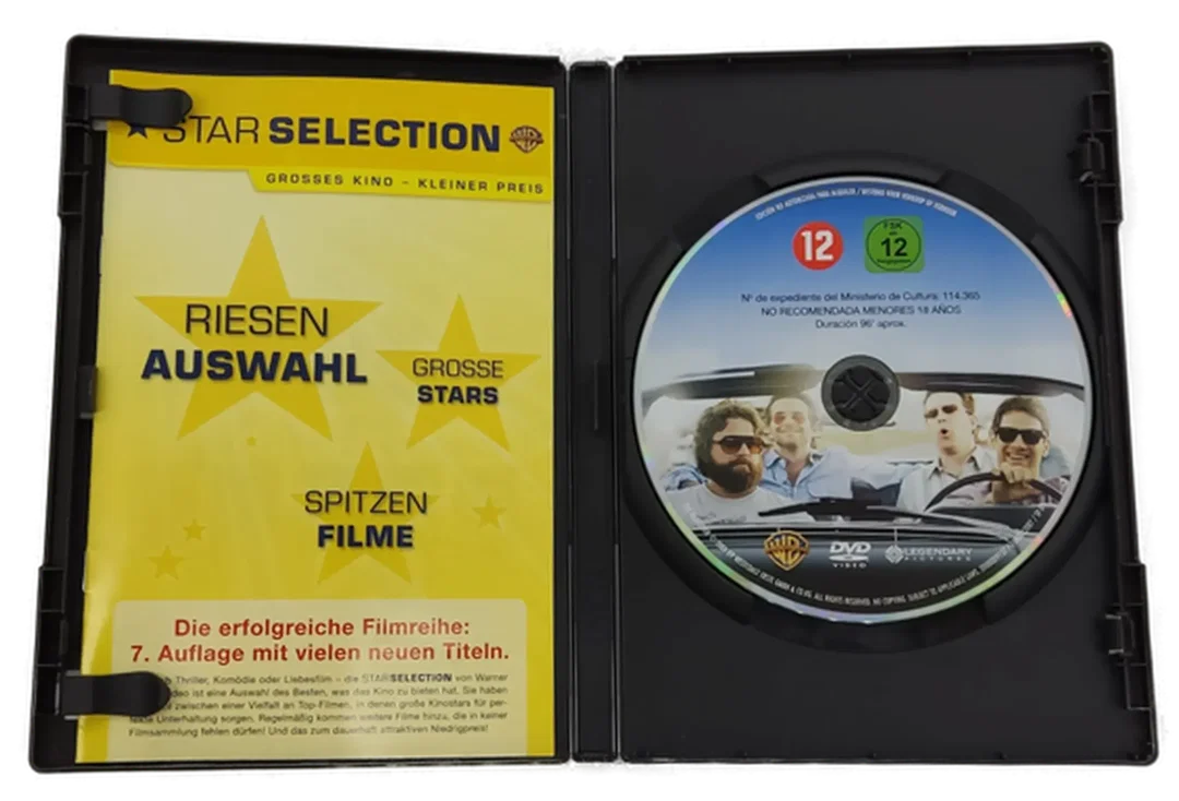 DVD "Hangcover" mit Bradley Cooper, Ed Helms und Zach Galifianakis  – Bild 2