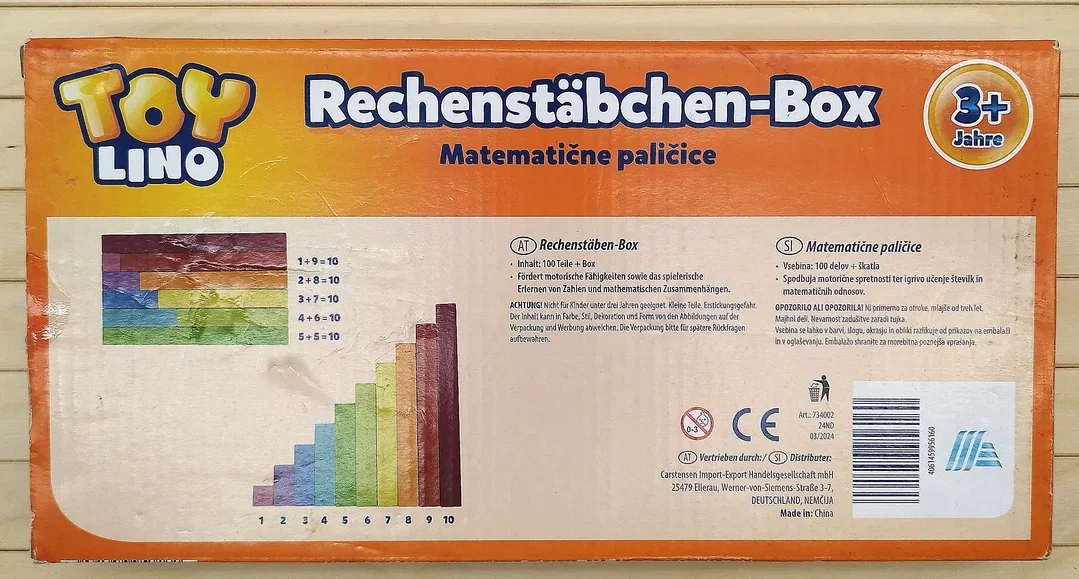 Rechenstäbchen Toylino Holz | Spielend Zahlen Entdecken – Bild 3