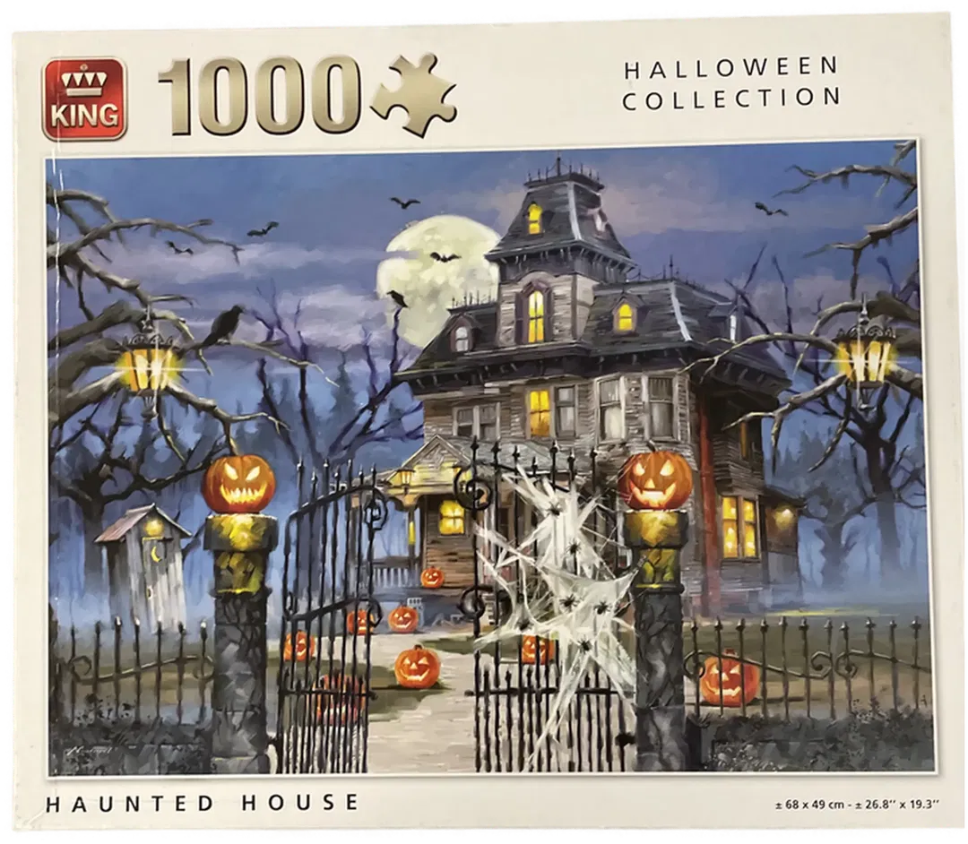 King Puzzle - Halloween Collection - Haunted Haouse - 1000 Teile Nr. 05723 - Bild 1