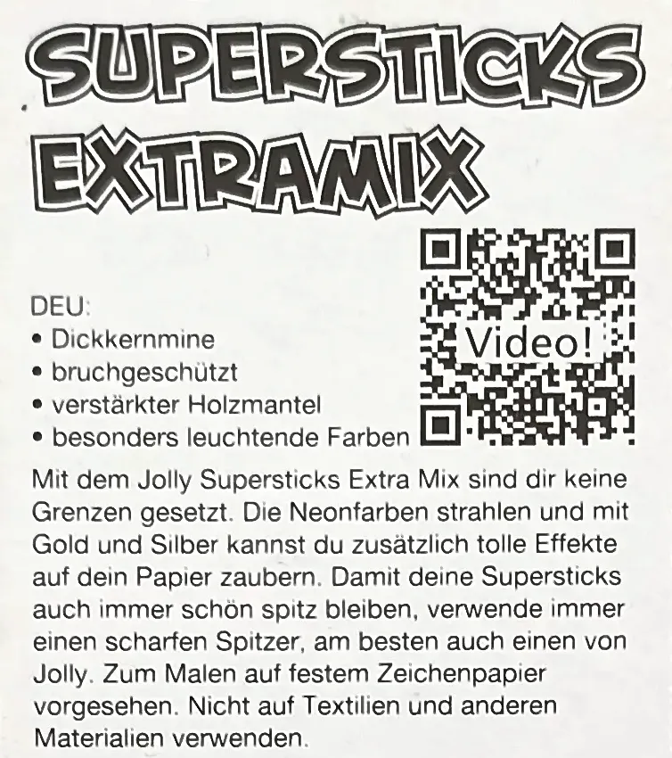 JOLLY Farbstifte Supersticks Extramix – Bild 2