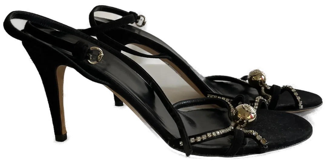 GUCCI Schuhe Damen Gr. 39,5 Absatzhöhe 9cm - Bild 1