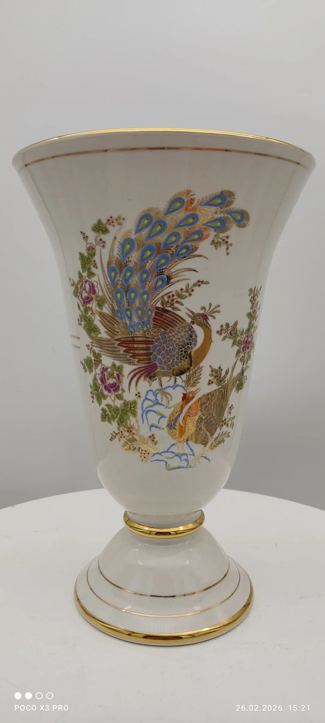 Spyropoulos Vase Keramik 24K-Gold | Griechischer Schatz - Bild 1