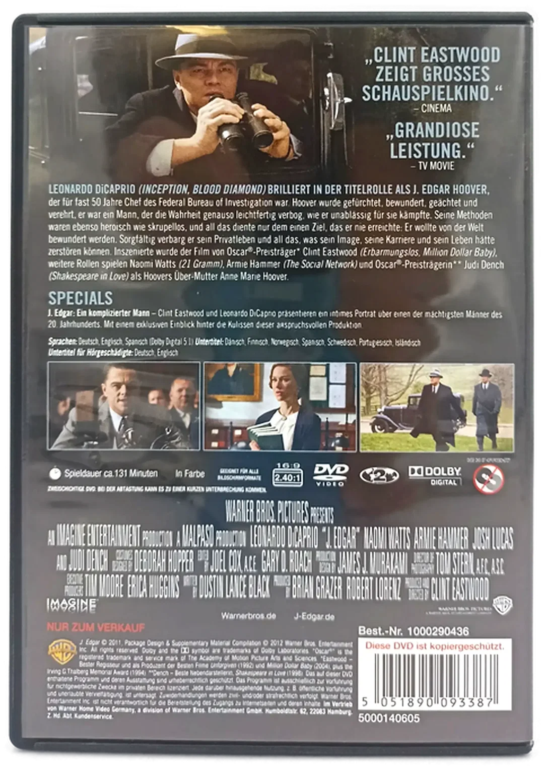 DVD "J. Edgar" – Bild 2