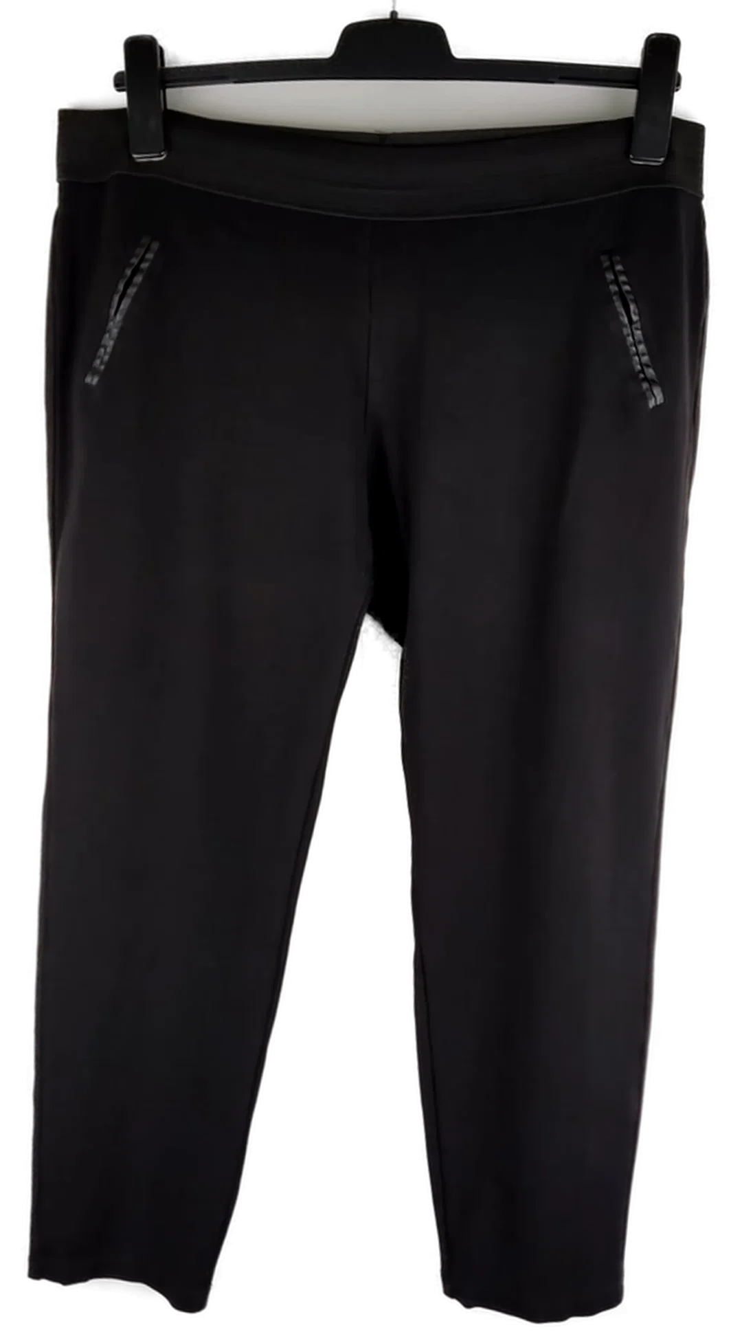 Stretchhose 'Yessica', schwarz mit Gummizugbund, Größe 46 - Bild 1