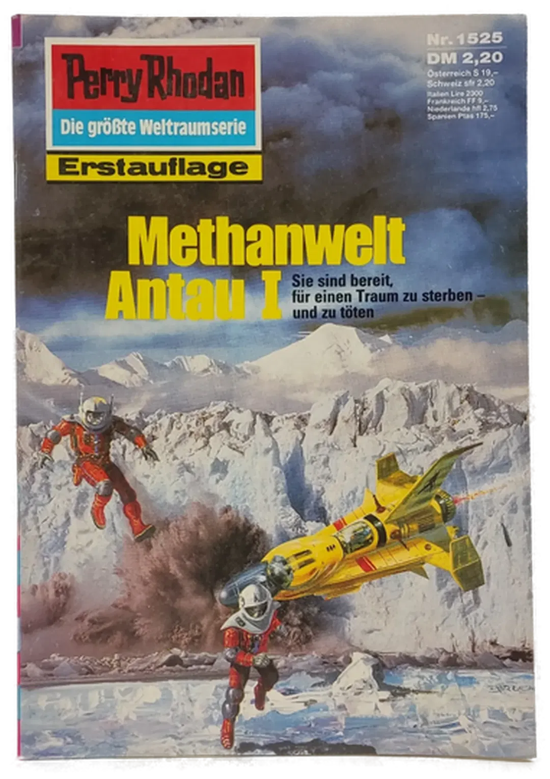 Romanheft Perry Rhodan Methanwelt Antau I Erstauflage Nr. 1525 - Bild 2