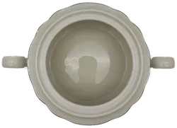 Seltmann Weiden- Suppenschüssel mit Deckel 2,15 l Streublume blauer Rand - Bild 3