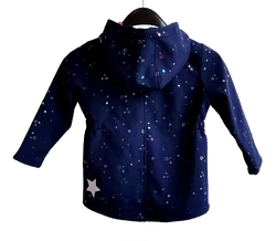 Topolino Mädchen Softshelljacke. dunkelblau mit Sternen - Gr. 104 - Bild 2