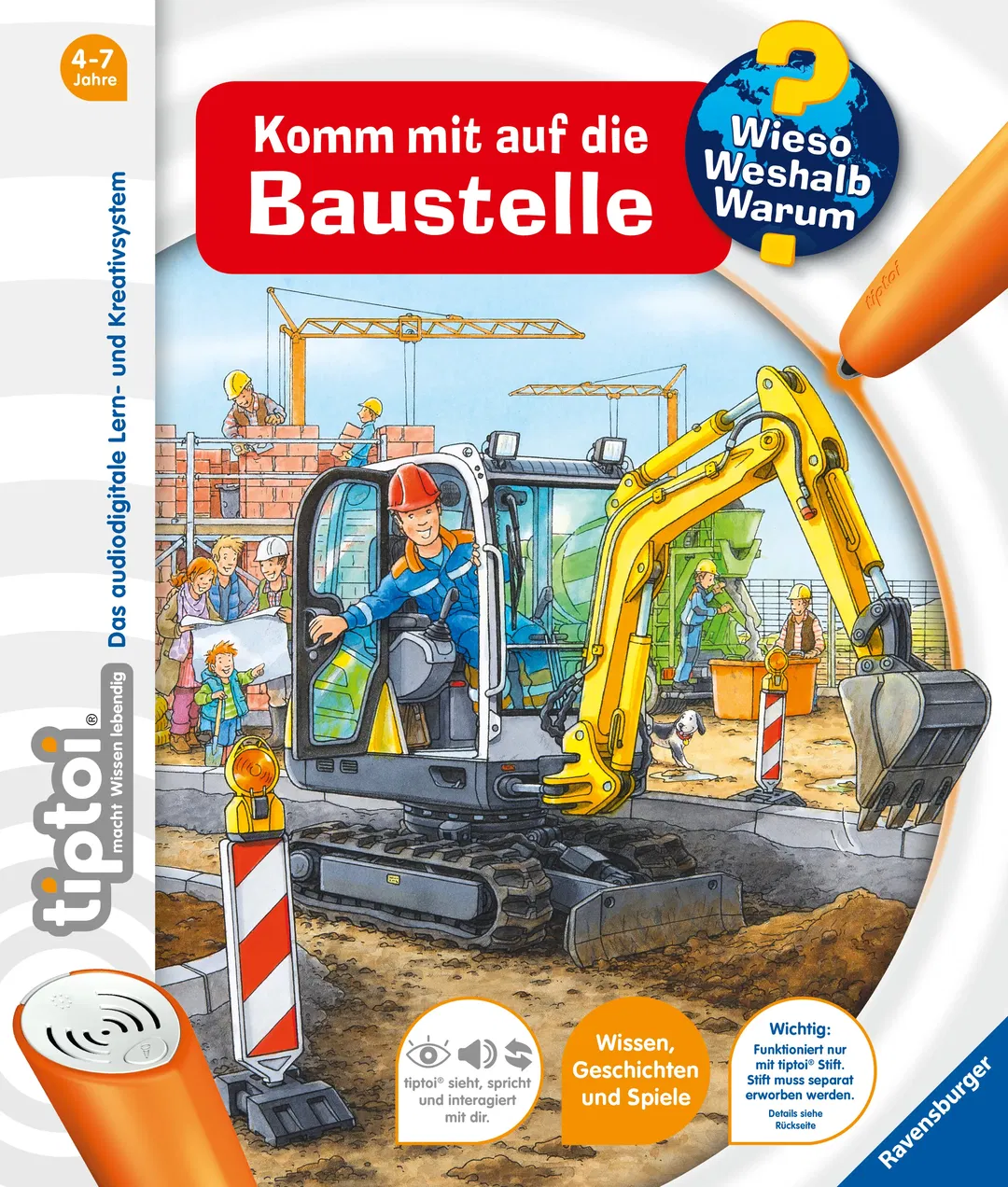 tiptoi® Wieso? Weshalb? Warum? Komm mit auf die Baustelle - Susanne Gernhäuser - RAVENSBURGER - Bild 2