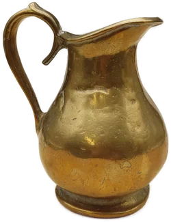 Vintage Messing-Krug mit Henkel 1,7 kg – Vorschau 4