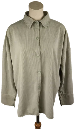 Damenovershirt Größe 42 Olivgrün | Herbstlicher Charakter – Vorschau 1