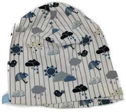 3er Set Jersey Mützen *handmade* Gr. 51/52 - Bild 2